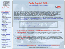 Tablet Screenshot of earlyenglishbibles.com